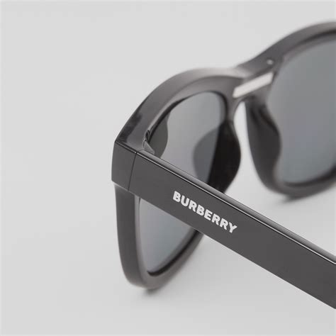 burberry folding pilot sunglasses|Pilot Sunglasses in Black .